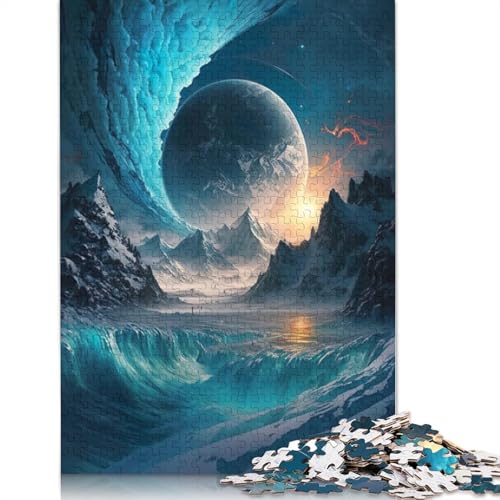 Puzzle für Erwachsene, 1000 Teile, Arktisches Universum, Lernspielzeug, Puzzle, Heim-Wanddekoration, 1000 Teile (75 x 50 cm) von SOQWBYG