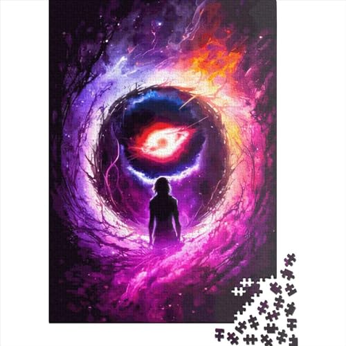 Puzzle für Erwachsene, 1000 Teile, Portalansicht, DIY-Kreativpuzzle, Holzpuzzle für ab 18 Jahren und Erwachsene, 1000 Teile (75 x 50 cm) von SOQWBYG