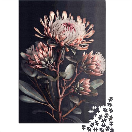 Puzzle für Erwachsene, 1500 Teile, Blumenblüten-Puzzle für Erwachsene, Holzpuzzle, Spiel, Herausforderungsspielzeug, 1500 Teile (85 x 57 cm) von SOQWBYG