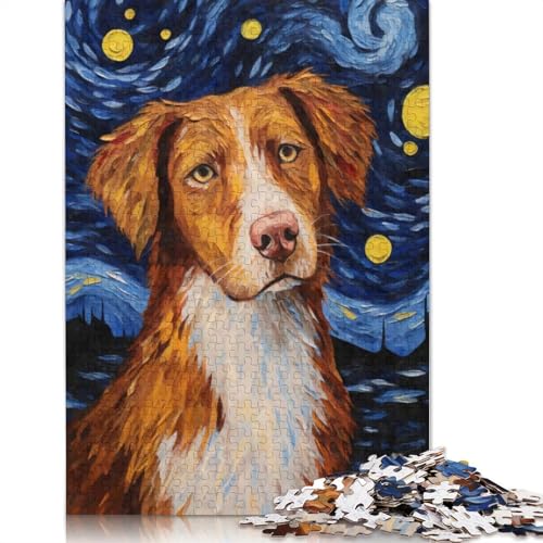 Puzzle für Erwachsene, 1500 Teile, Duck Tolling Retriever, Puzzle für Teenager, Puzzle für Erwachsene und Teenager, Familienpuzzlespiel, 1500 Teile (85 x 57 cm) von SOQWBYG