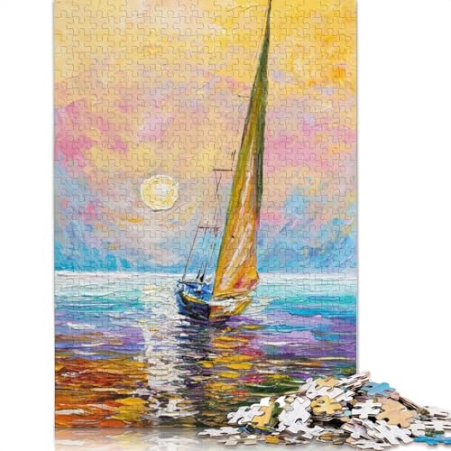 Puzzle für Erwachsene, 520 Teile, „Following The Wind“, schwieriges Holzpuzzle für Erwachsene, Geschenke, anspruchsvolles Spiel, 520 Teile (52 x 38 cm) von SOQWBYG