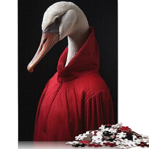 Puzzle für Erwachsene, 520 Teile, Silly Goose Puzzle, Holzpuzzle für Erwachsene, Spiele, Lernspielzeug, 520 Teile (52 x 38 cm) von SOQWBYG