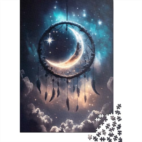 Puzzle für Erwachsene, 520 Teile, Traumfänger-Puzzle, Holzpuzzle für Erwachsene, Spiele, Lernspielzeug, 520 Teile (52 x 38 cm) von SOQWBYG