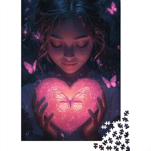 Puzzle für Erwachsene, Art Happy Lovers, 1000 Teile, Puzzlespiele, Lernspielzeug, Puzzles für ab 18 Jahren und Erwachsene, 1000 Teile (75 x 50 cm) von SOQWBYG