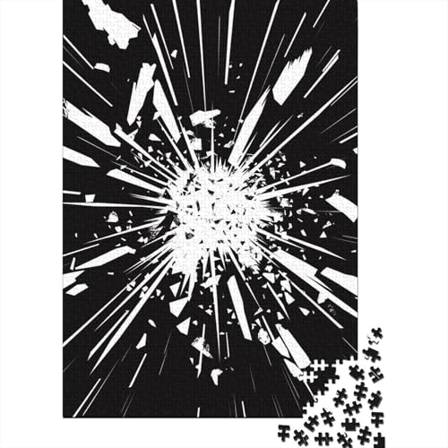 Puzzle für Erwachsene, Blast-Puzzle 1000 Teile, Holzpuzzle für die Heimdekoration, 1000 Teile (75 x 50 cm) von SOQWBYG