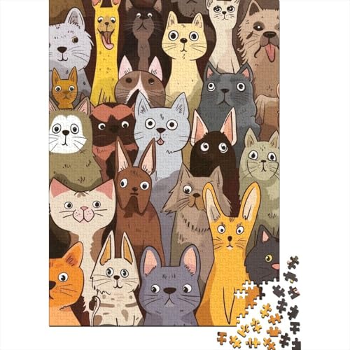 Puzzle für Erwachsene, Border Collie, 520 Teile, Puzzlespiele, Lernspielzeug, Puzzle für ab 18 Jahren und Erwachsene, 520 Teile (52 x 38 cm) von SOQWBYG