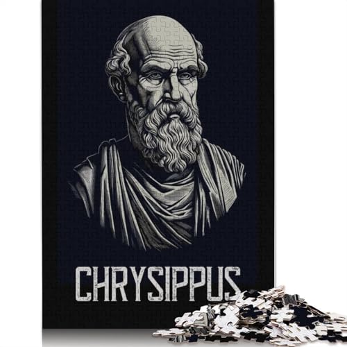 Puzzle für Erwachsene 1000 Teile „Chrysippus Puzzle“ Holzpuzzle für Erwachsene Spiele Lernspielzeug 1000 Teile (75x50cm) von SOQWBYG