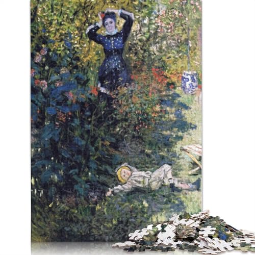 Puzzle für Erwachsene mit 1500 Teilen „Camille und Jean Monet“, Holzpuzzle, Denksportaufgabe, Puzzle-Spielzeug, 1500 Teile (85 x 57 cm) von SOQWBYG