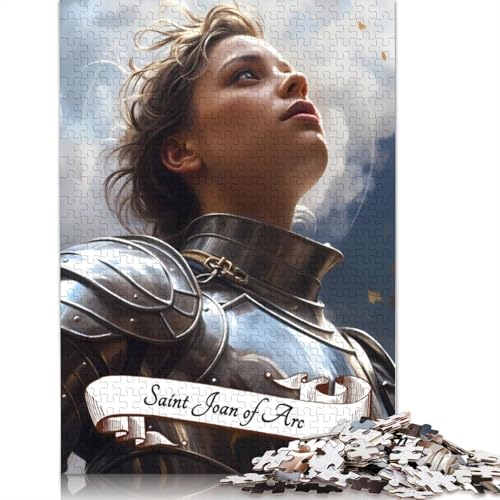 Puzzle mit 1500 Teilen „Saint Joan of Arc“ für Erwachsene. Unmögliches Puzzle. Holzspielzeug. Anspruchsvolles Puzzlespiel. 1500 Teile (85 x 57 cm). von SOQWBYG