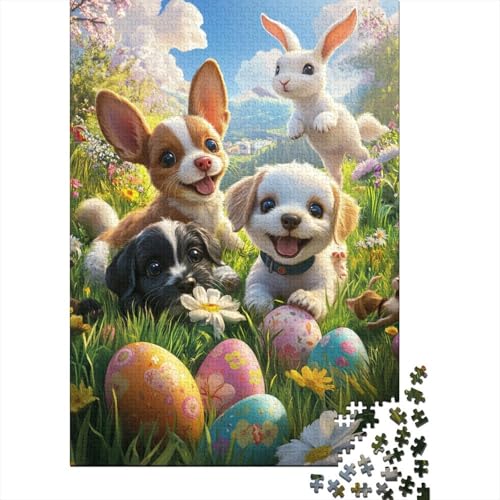 Race_puppys Puzzle 1000 Teile, Puzzlespiele für Erwachsene, Lernspielzeug, Puzzle für Weihnachts- und Geburtstagsgeschenke, 1000 Teile (75 x 50 cm) von SOQWBYG