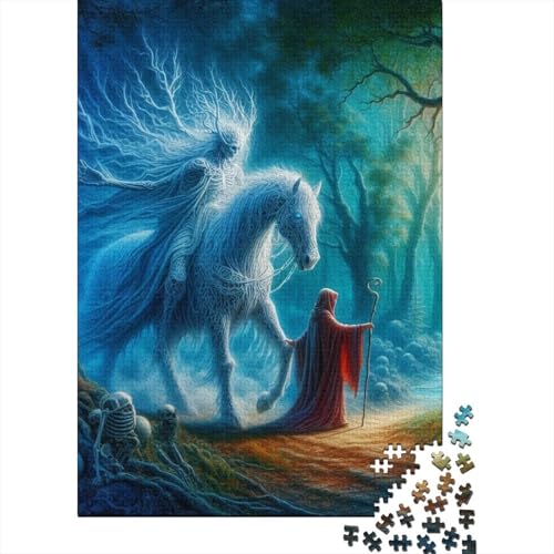 Spirits Tread Puzzle DIY-Spiel Papier Rechteckiges Puzzle für Jungen oder Mädchen Geburtstagsgeschenk 38x26cm/1000 Teile von SOQWBYG