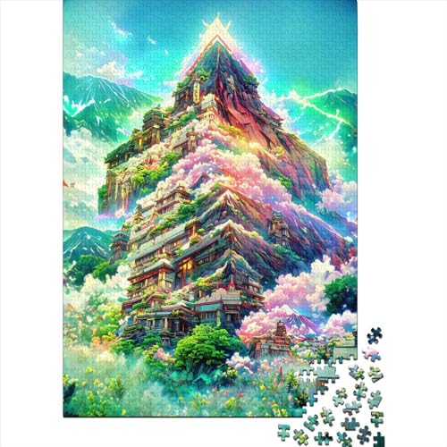 Stadt im Berg Puzzle Alter 18 Jahre Upe Lernspiele Papier Rechteckiges Puzzle für Erwachsene Kinder 70x50cm/1000 Teile Stadt im Berg Puzzle Alter 18 Jahre Upe Lernspiele Papier Rechteckiges Puzzle für Erwachsene Kinder 70x50cm/1000 Teile von SOQWBYG