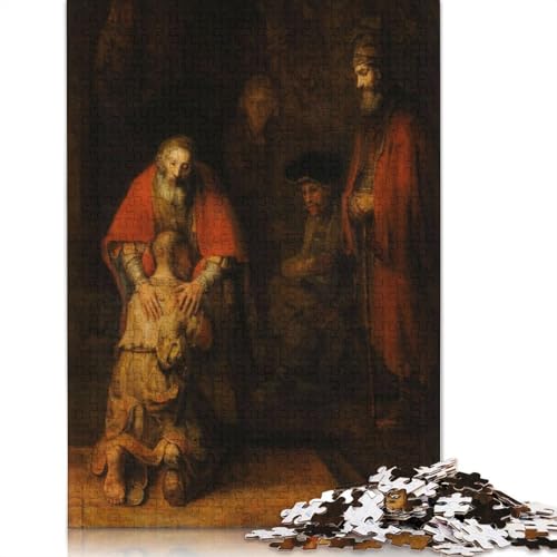 The Return of The Prodigal Puzzle 1000 Teile Puzzle Spiel für Erwachsene Puzzle Spielzeug Teenager Puzzle Geschenke Wanddekoration 1000 Teile (75x50cm) von SOQWBYG