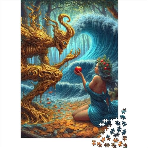 Waldteufel-Puzzle, Lernspiele, Familienaktivitäten, Premium-Karton-Puzzle für Frauen und Männer, Ostergeschenk, 70 x 50 cm, 1000 Teile von SOQWBYG