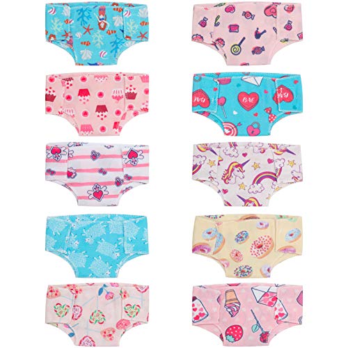 SOTOGO Puppenunterwäsche, Puppenunterwäsche, Puppenunterwäsche, Zubehör für Puppen von 35 bis 45 cm, amerikanische Puppe, schöner Stil, 10 Stück SOTOGO Puppenunterwäsche, Puppenunterwäsche, Puppenunterwäsche, Zubehör für Puppen von 35 bis 45 cm, amerikanische Puppe, schöner Stil, 10 Stück von SOTOGO