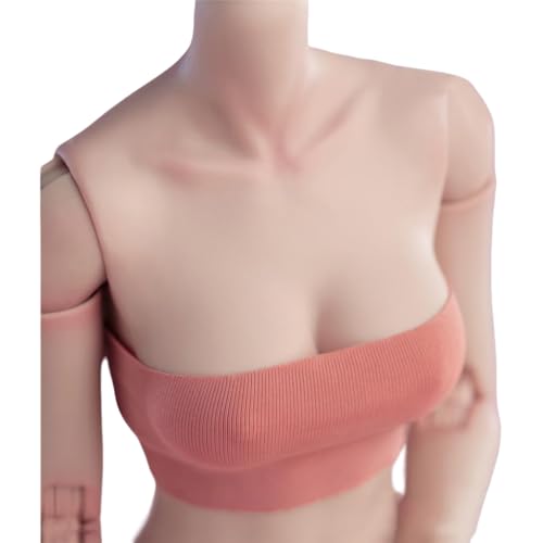 SOUFORCE 1/6 Scale Female D Cup Large Breast Replacement Accessories for Worldbox 30.5 cm Pale Skin Female Action Figure Body von SOUFORCE