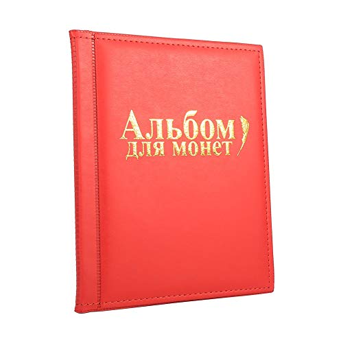 SOULONG Sammelalbum, 250 Taschen mit 10 Seiten, Russische Sprache (rot) von SOULONG