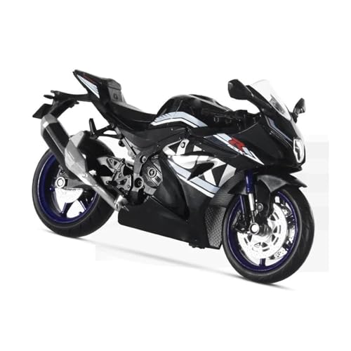 Motorradmodell 1/12 Für Suzuki GSX-R1000R GSXR1000 L7 Geburtstagsgeschenk, Spielzeug-Motorrad, Druckgussmetall Modell-Rennsport, Miniatur-Sammlergeschenk(White) von SOUTES