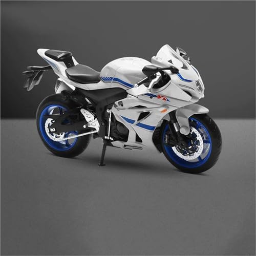 Motorradmodell 1/12 Für Suzuki Gsx R1000 GSXR1000 Statische Druckguss Modell Legierung Spielzeug Sammlung Motorrad Modell(White) von SOUTES
