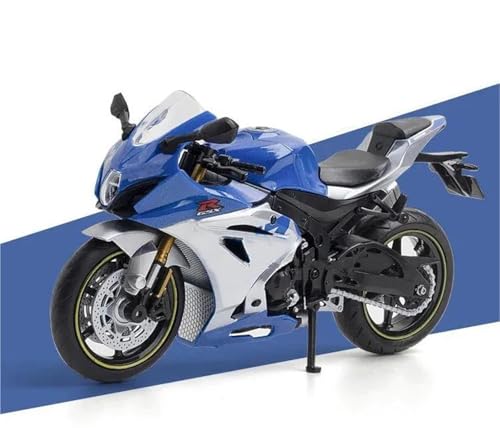 Motorradmodell 1/12 Motorradmodell Diecasts Tragbares Renn-Finger-Motorrad-Simulationsspielzeug Für Suzuki GSX-R1000R GSXR1000R GSX R1000R(Blu) von SOUTES