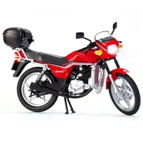 Motorradmodell 1/12 Rennwagen-Druckguss-Motorradmodell, Sound- Und Lichtspielzeug, Wohndekoration, Geburtstagsgeschenk Für Suzuki GS125 Motorradmodell 1/12 Rennwagen-Druckguss-Motorradmodell, Sound- Und Lichtspielzeug, Wohndekoration, Geburtstagsgeschenk Für Suzuki GS125 von SOUTES