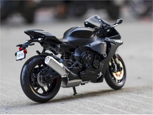 Motorradmodell 1 Stücke Für Yamaha YZF-R1 YZFR1 YZF R1 Statische Druckguss Modell Legierung Spielzeug Sammlung 1/12 Motorrad(Nero) von SOUTES