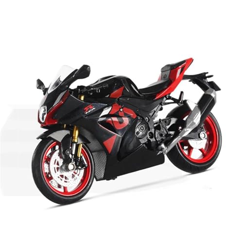 Motorradmodell 1:12 Alu-Miniatur-Motorrad-Druckgussmodell, Spielzeug, Geschenk Für Suzuki GSX R1000R(Rosso) von SOUTES