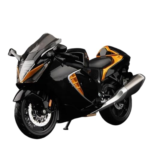 Motorradmodell 1:12 Für Suzuki Für Hayabusa 2022 Motorrad Druckgussfahrzeuge Sammlerhobbys Motorradmodell Spielzeug(Nero) von SOUTES