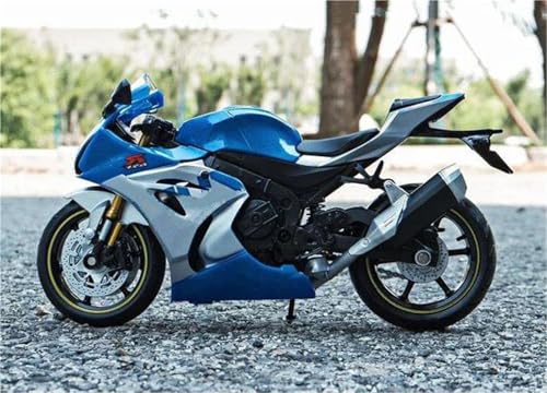 Motorradmodell 1:12 Für Suzuki GSX R1000R GSXR1000R Statische Druckguss Modell Legierung Spielzeug Sammlung Motorrad(Blu) von SOUTES