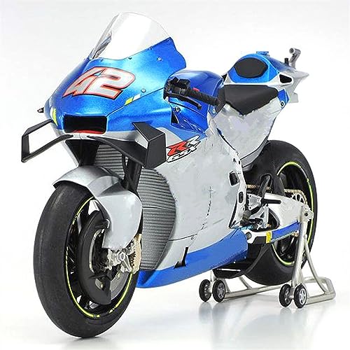Motorradmodell 1:12 Motorrad Modell Spielzeug Fahrzeug Sammlung Spielzeug Zusammengebaute Version Für Suzuki Für ECSTAR GSX-RR 2020 von SOUTES