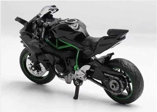 Motorradmodell 1:18 Für Kawasaki H2R Statische Druckguss Modell Legierung Spielzeug Sammlung Motorrad(Nero) von SOUTES