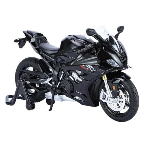 Motorradmodell Für BMW RRS1000 RRS 1000, Modellauto Aus Aluminiumlegierung, 1:12, In Einer Box, Spielzeugsammlung Mit Sound Und Licht, Dekoratives Geschenk(Nero) von SOUTES