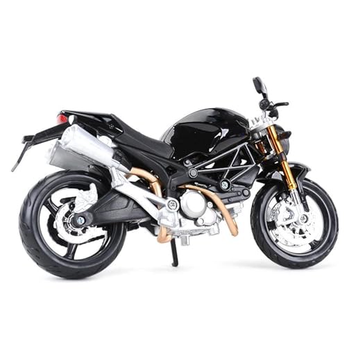 Motorradmodell Für Ducati Monster 696 Motorradmodell Im Maßstab 1:12, Spielzeug, Geburtstagsgeschenk, Druckgussfahrzeuge, Sammlerstück(Nero) von SOUTES