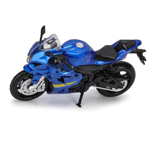 Motorradmodell Für Suzuki GSX-R1000 Motorradmodell 1:18, Spielzeug, Geschenk Desktop-Dekoration Aus Aluminiumdruckguss(Blu) von SOUTES