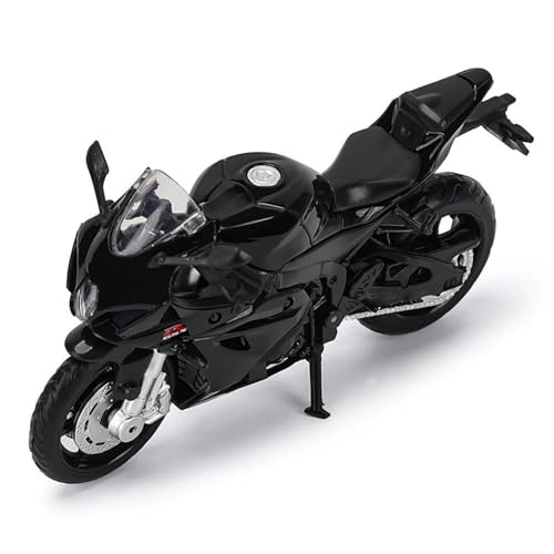 Motorradmodell Für Suzuki GSX-R1000 Motorradmodell 1:18, Spielzeug, Geschenk Desktop-Dekoration Aus Aluminiumdruckguss(Nero) von SOUTES