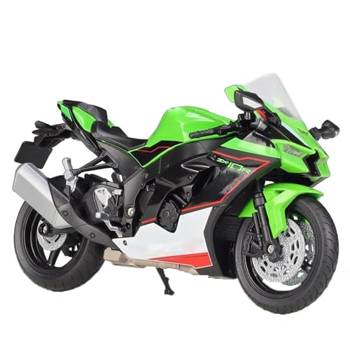 Motorradmodell Motorradmodell 1:12 Für Kawasaki Für Ninja ZX-10R ZX10R ZX 10R 2021, Robustes Motorrad-Simulationsmodell Aus Aluminiumlegierung(Green) von SOUTES