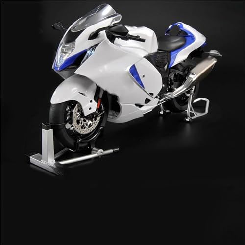 Motorradmodell Motorradmodell Aus Aluminiumlegierung, Spielzeug, Geschenk 1:6 Für Suzuki Für Hayabusa Desktop-Dekoration(White) von SOUTES