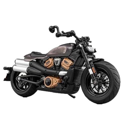 Motorradmodell Motorradmodell-Geschenk, Maßstab 1:12, Für Harley Oder Für Sportster S Legierungsdruckguss-Straßenrennen(Grey) von SOUTES