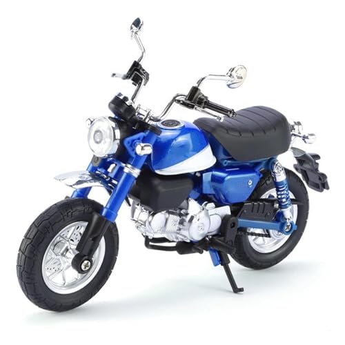 Motorradmodell Sound & Licht Geschenk 1:12 Für H-ONDA Für Monkey Motorrad-Spielzeug-Druckguss-Metallmodell Für Super Für Sport Miniatursammlung(Blu) von SOUTES