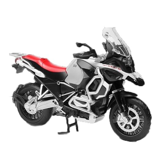 Motorradmodell Sound & Light Collection Geschenk 1:12 Für BMW R1250 GS Spielzeug Geburtstagsgeschenk Motorrad-Modellbausatz Aus Metall(Rosso) von SOUTES