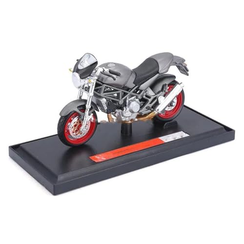 Motorradmodell Spielzeug-Geburtstagsgeschenk 1:18 Für Die Für Ducati Monster S4 Miniatur-Sammlung, Desktop-Dekoration von SOUTES