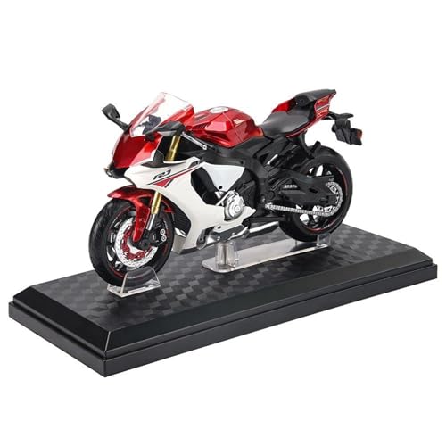 SOUTES Motorradmodell 1/12 Aluminium Miniatur Motorrad Diecast Modell Spielzeug Geschenk Für Yamaha YZF-R1 YZFR1 YZF R1(Rosso) von SOUTES