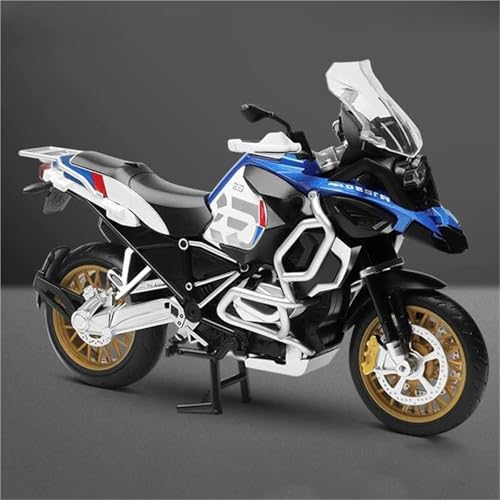 SOUTES Motorradmodell 1/12 Für BMW R1250GS Spielzeug-Geburtstagsgeschenk Motorradmodell Miniatur Diecast-Kollektion(White) von SOUTES