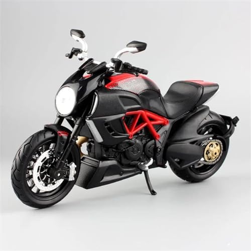 SOUTES Motorradmodell 1/12 Für Ducati Diavel Für Cruiser Motorrad Modell Simulation Legierung Spielzeug Auto von SOUTES