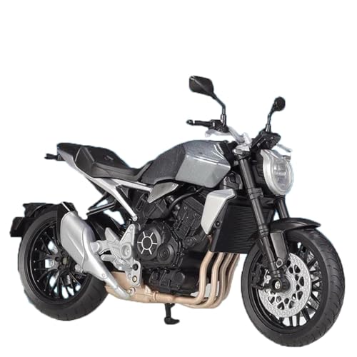 SOUTES Motorradmodell 1/12 Für H-ONDA CB1000R Spielzeug, Geburtstagsgeschenk, Rennmotorrad-Modell, Simulation, Druckguss, Metall, Straßen-Kollektion, Geschenke(Grey) von SOUTES