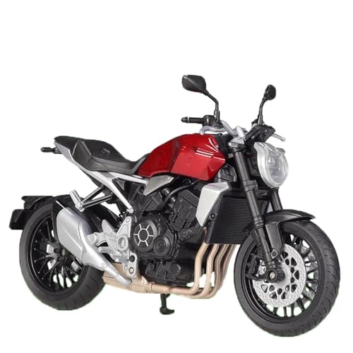 SOUTES Motorradmodell 1/12 Für H-ONDA CB1000R Spielzeug, Geburtstagsgeschenk, Rennmotorrad-Modell, Simulation, Druckguss, Metall, Straßen-Kollektion, Geschenke(Rosso) von SOUTES