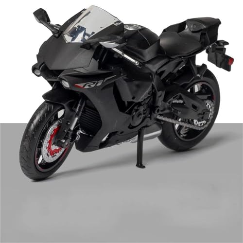 SOUTES Motorradmodell 1/12 Motorradmodell Diecasts, Tragbares Renn-Finger-Motorrad-Simulations-Sammelspielzeug Für Yamaha YZF-R1(Nero) von SOUTES