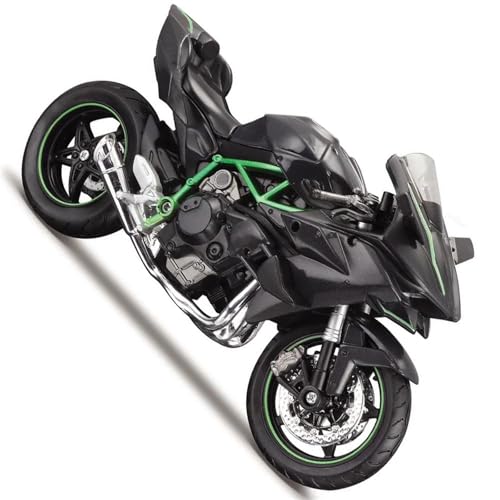 SOUTES Motorradmodell 1/12 Rennwagen-Druckguss-Motorradmodell, Spielzeug, Wohndekoration, Geburtstagsgeschenk Für Kawasaki H2R SOUTES Motorradmodell 1/12 Rennwagen-Druckguss-Motorradmodell, Spielzeug, Wohndekoration, Geburtstagsgeschenk Für Kawasaki H2R von SOUTES