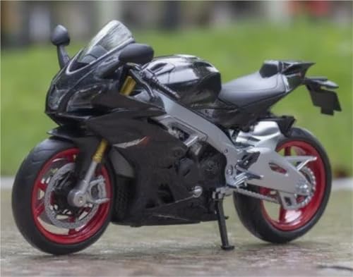 SOUTES Motorradmodell 1:12 Für Aprilia RSV4 RR1000 Motorrad Druckgussfahrzeuge Sammlerhobby Motorradmodell Spielzeug(Nero) von SOUTES