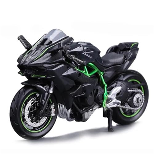 SOUTES Motorradmodell 1:12 Für Kawasaki H2R Rennminiaturensammlung Zum Selberbauen Motorrad-Spielzeug, Dekoration, Geschenke von SOUTES
